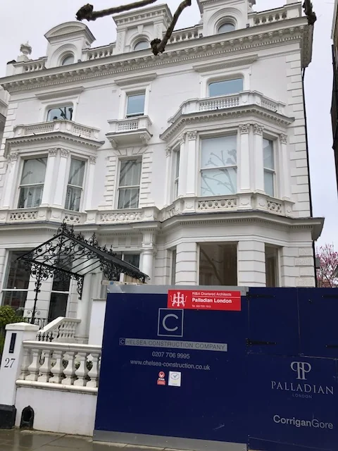 Chelsea Construction Company project in Holland Park.